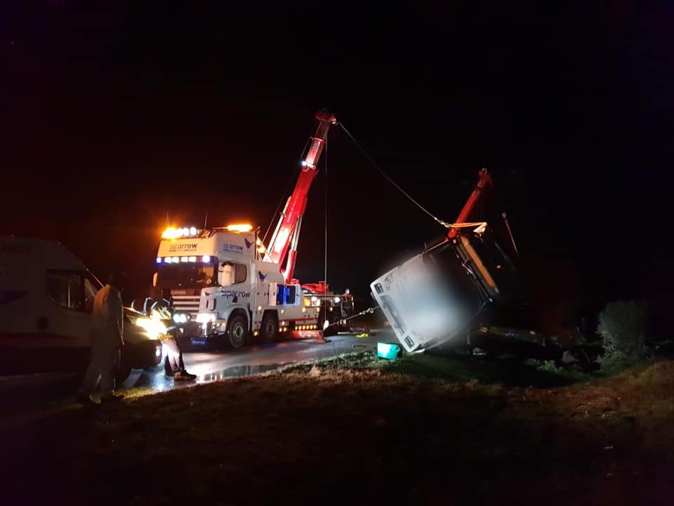 Winching back at Night