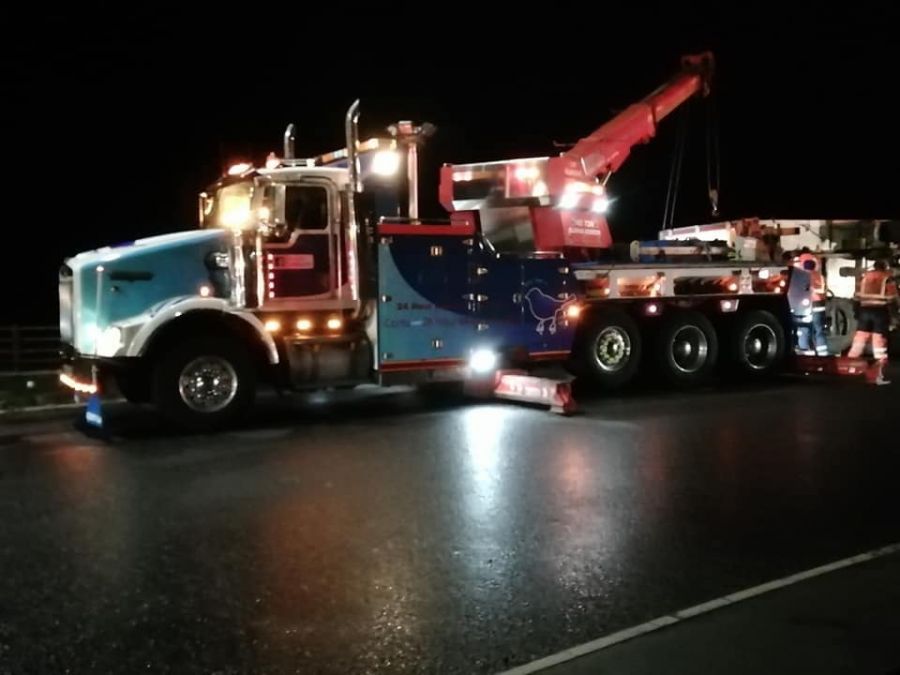 Lighting up the night with a rollover